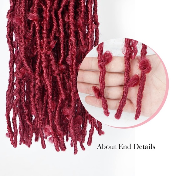 24” 6 Pack Butterfly Locs Crochet Hair Soft Locs Crochet Braids for Black Women - Picture 8 of 10